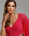 Vestido de Crochet Fio de Seda VE316