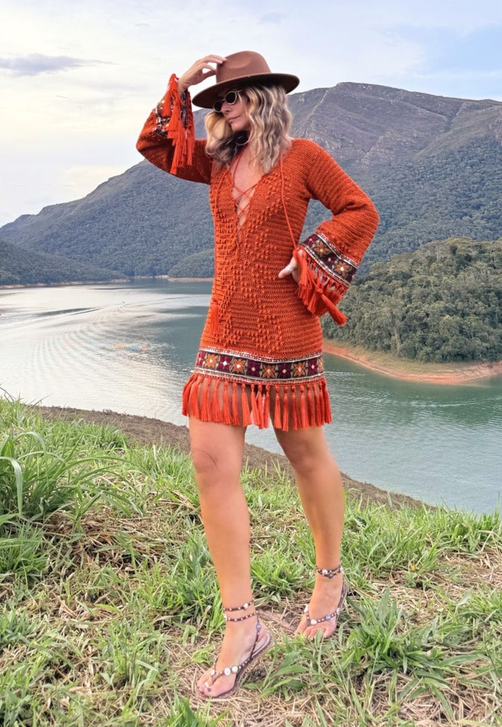 Vestido de Crochet VE475