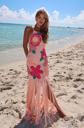 Vestido de Crochet VE407