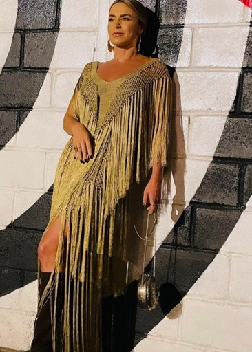 Vestido de Crochet Fio de Seda VE241
